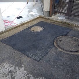 アスファルト復旧