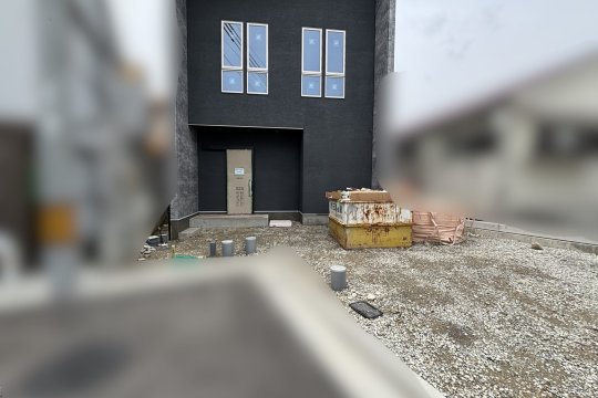 大阪府堺市 Ⅰ様邸の新築外構工事・外観の施工前-01