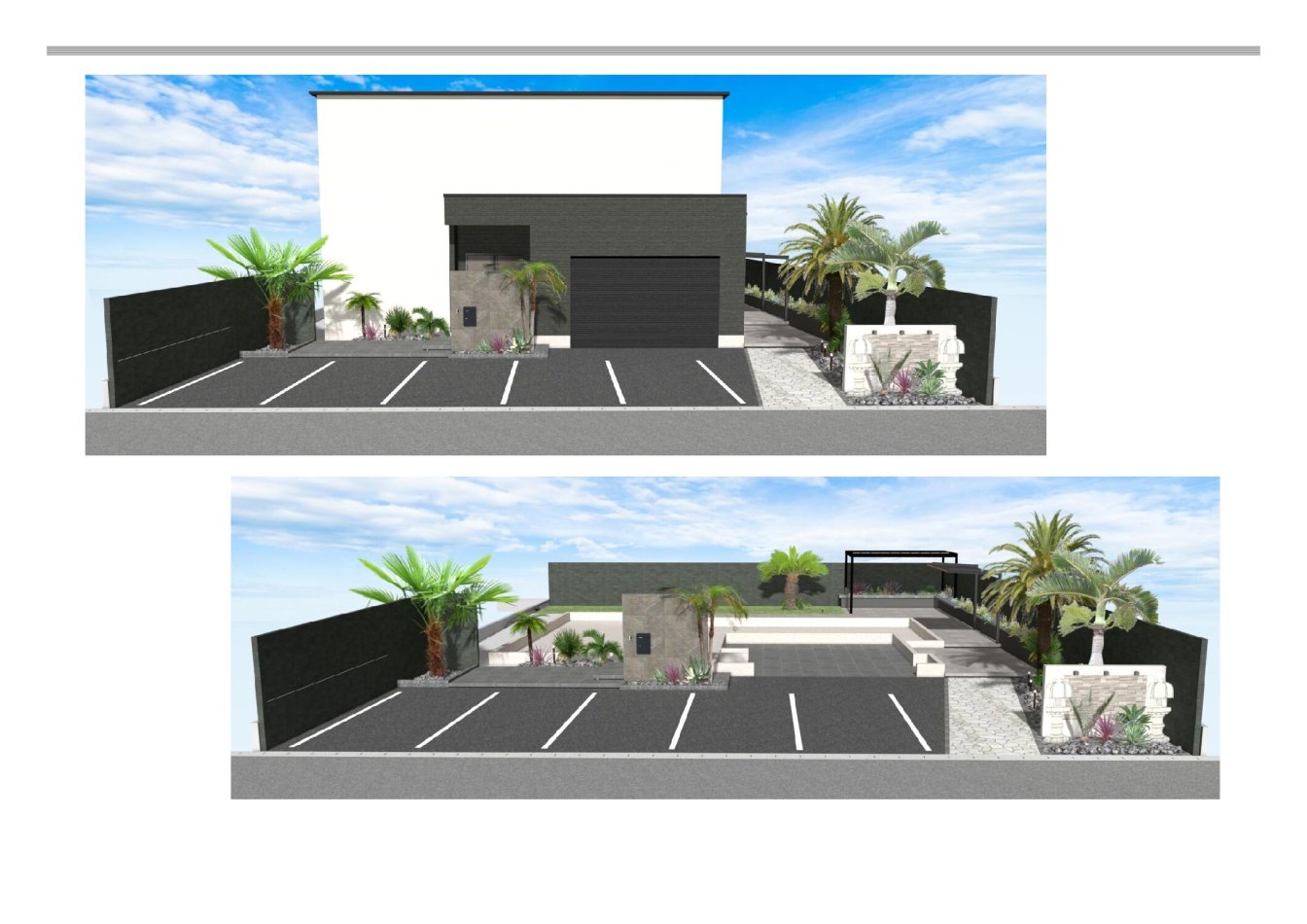 奈良県奈良市 N様邸の新築外構工事のイメージパース-02