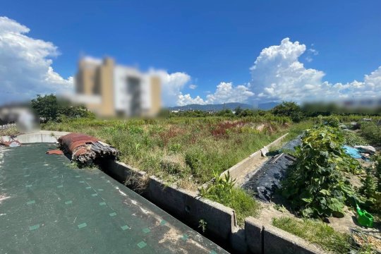 大阪府羽曳野市 駐車場の造成工事・外観の施工前-01