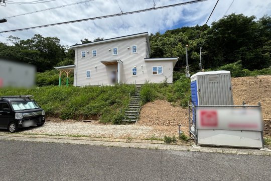 和歌山県三石台 K様邸の新築外構工事・外観の施工前-01
